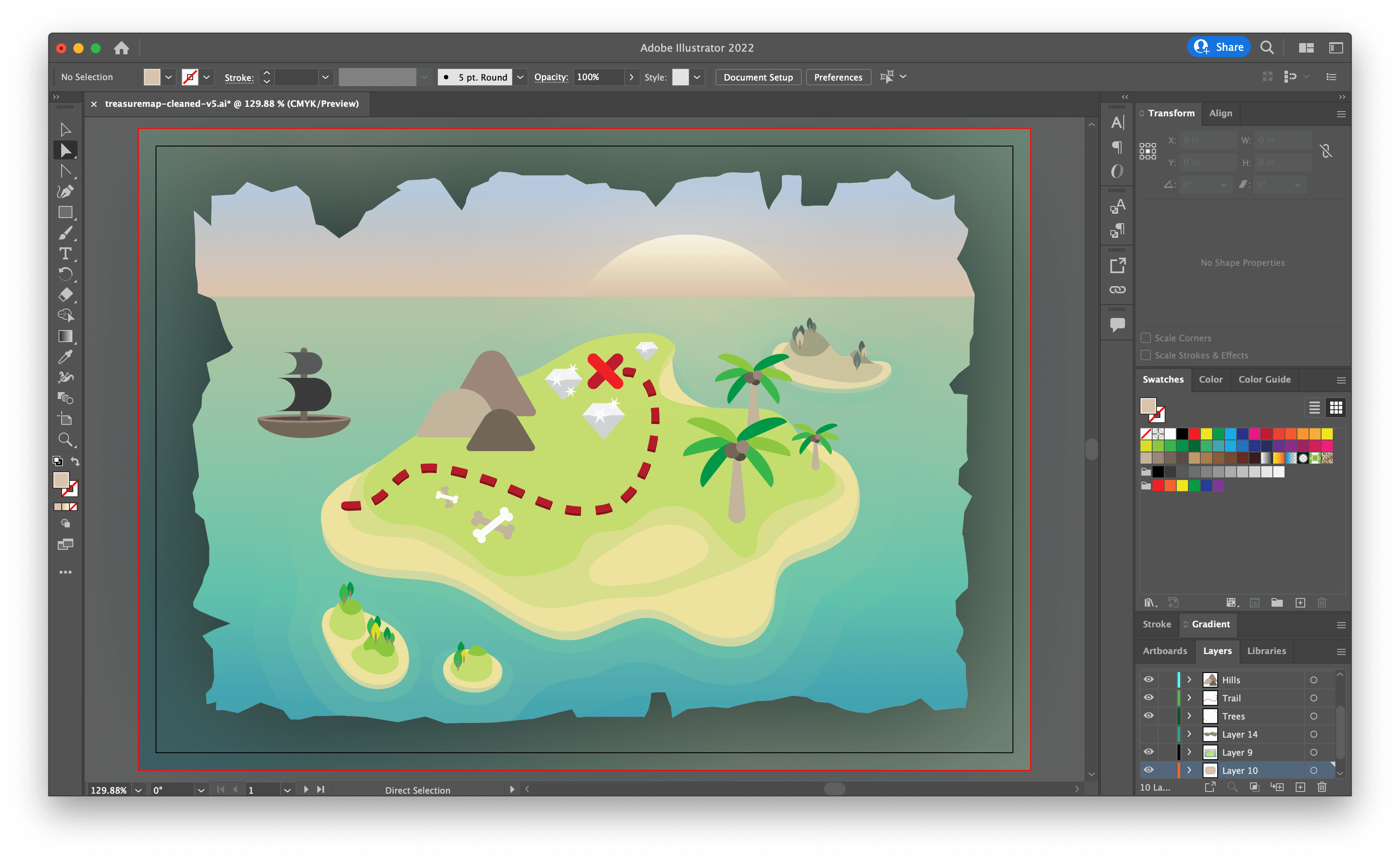 adobeillustrator-treasuremap